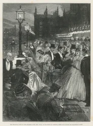 La ricezione data dalla moglie del Presidente, Mrs Gully, alla Camera dei Comuni