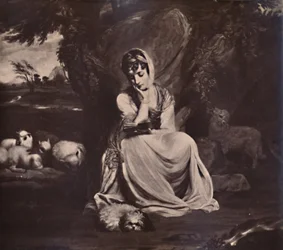 Frances Anne Crewe, Lady Crewe, come Santa Genoveffa