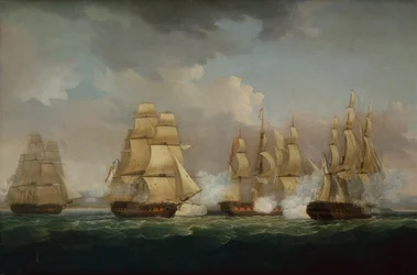 La Santa Brigida ingaggiata dalla Naiade, Alcamene e Tritone