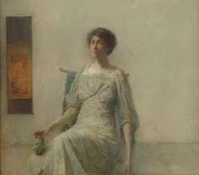 Signora con maschera, 1911