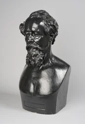 Copia di un busto di Charles Dickens
