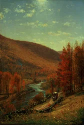 Una strada attraverso Belvedere, Vermont