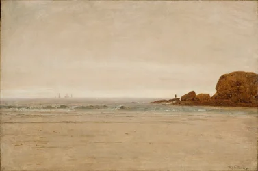 Spiaggia e rocce 1870