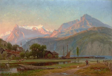 La baia di Uri, Lago di Lucerna (1859)