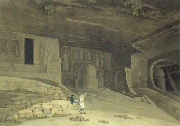 Parte delle grotte di Kanaree, Salsette, tavola 62 da 