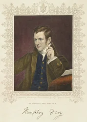 Humphry Davy, chimico e inventore britannico, 1801