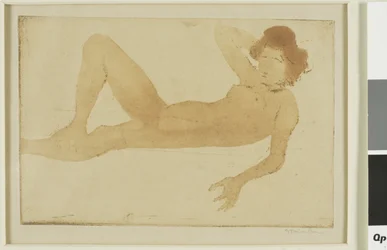 Donna nuda reclinata