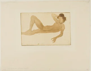 Donna reclinata