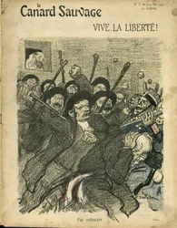 Illustrazione di Steinlen (1859-1923) per la copertina di L