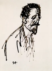 Ritratto di Jehan Rictus, XX secolo