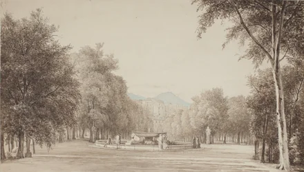Dalla Villa Reale, oggi Villa Nazionale, presso Napoli