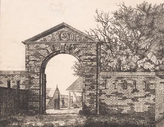 Porta della fortezza a Rysensten