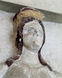 Tomba trace di Sveshtari, dettaglio di una statua di donna in Atlante, III secolo a.C.