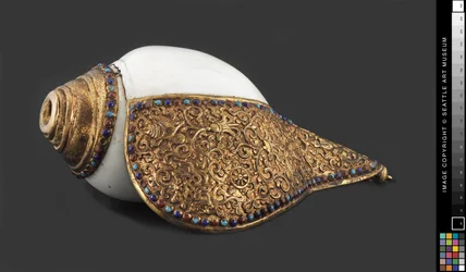 Conchiglia rituale buddista, c.1750-1850