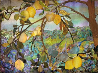 Pannello a mosaico Favrile, c.1910