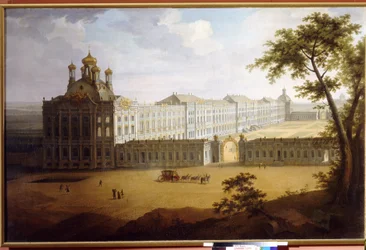 Il grande palazzo a Tsarkoye Selo (Russia)