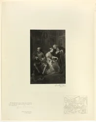 Matrimonio alla moda (dettaglio), da Old English Masters