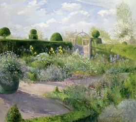 Iris nel giardino delle erbe, 1995