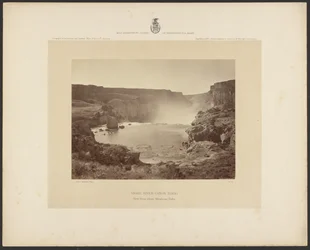 Snake River Cañon, Idaho, vista da sopra le cascate di Shoshone