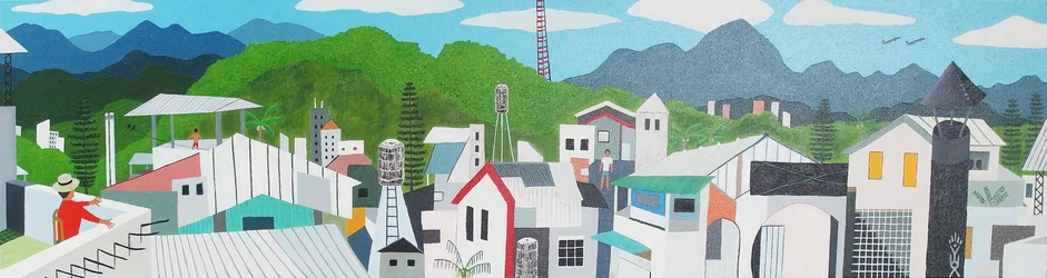 Tetto della città di Taitung