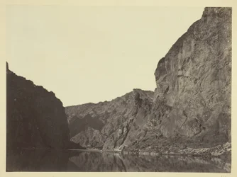 Black Cañon, fiume Colorado, guardando in basso da Big Horn Camp