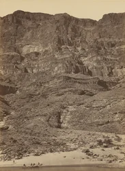 Muro nel fiume Colorado del Grand Canyon, 1872 (foto)