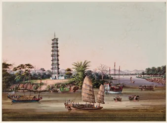 La pagoda di Whampoa a nove piani, Fiume delle Perle