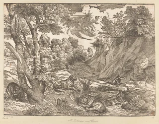 Paesaggio con San Girolamo