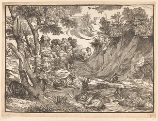Paesaggio con San Girolamo