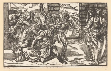 Sansone combatte con i soldati filistei