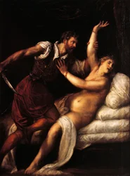 Tarquinio e Lucrezia (ca. 1490-1576), 84 x 68 cm