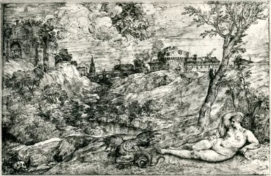 Medoro e Angelica o Giasone e Medea, c1535-1545, 1937