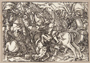 M. Decio guida i romani nella battaglia contro i latini