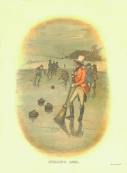 Curling, 1820, c1910
