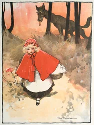 Scena da Cappuccetto Rosso, 1900