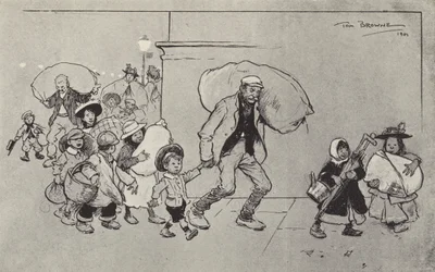 I tuoi occhi si fissano su una processione