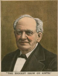 Ritratto di P T Barnum, The Biggest Show on Earth