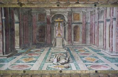 Il Trionfo del Cristianesimo, nella Stanza di Costantino, Stanze di Raffaello, c.1585