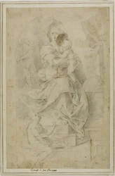 Madonna con Bambino e San Giovanni Battista bambino