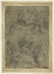 Trinità con la Vergine e Dieci Santi