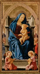 Polittico di Pisa: La Vergine con Gesù bambino e gli angeli