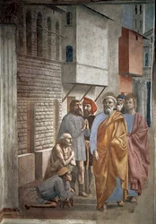 San Pietro guarisce i malati con la sua ombra - L