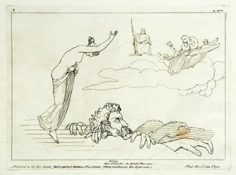(2) Iliade di Flaxman 1793, incisa 1795, 185 x 251 mm