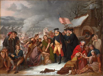 George Washington a Valley Forge, schizzo preliminare, 1854