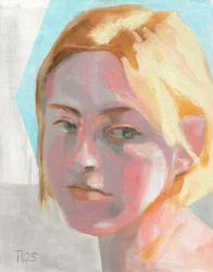 Ritratto di una donna bionda