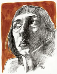 Ritratto drammatico in ombra