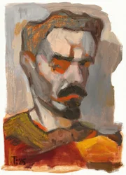 Ritratto maschile intenso