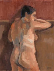 Figura nuda reclinata
