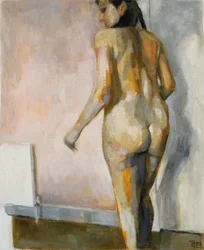 Figura nuda nella luce
