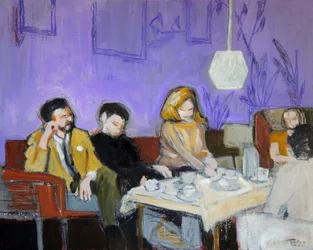 Atmosfera rilassata da caffetteria